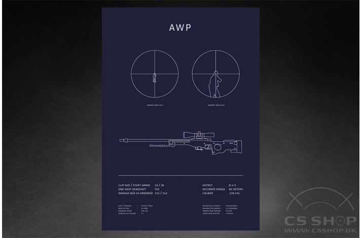 CS:GO plakat - AWP - A2