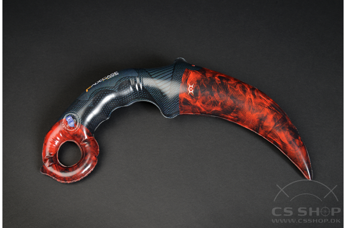 Oppustelig Karambit - Ruby